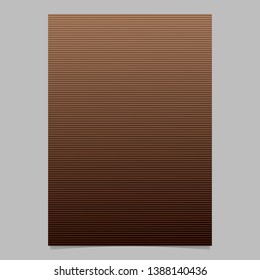 Abstract geometric line flyer background design -  gradient vector brochure template