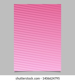 Abstract geometric line flyer background design -  gradient vector brochure template