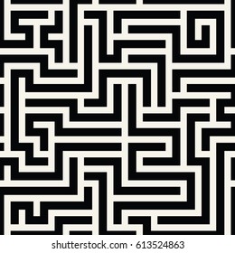 abstract geometric line graphic maze pattern background