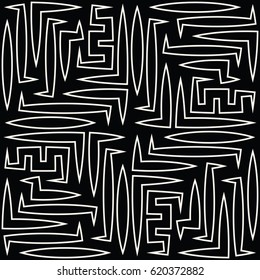 abstract geometric line graphic maze pattern background