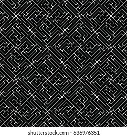 abstract geometric line graphic maze pattern background
