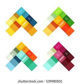 Abstract geometric line infographic templates. Geometric business abstract background for workflow layout, diagram, number options or web design