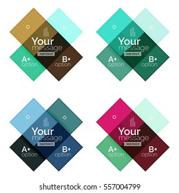 Abstract geometric line infographic templates. Geometric business abstract background for workflow layout, diagram, number options or web design