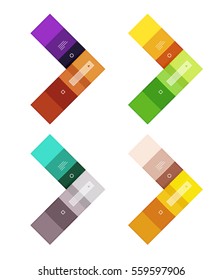 Abstract geometric line infographic templates. Geometric business abstract background for workflow layout, diagram, number options or web design