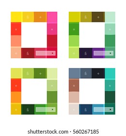 Abstract geometric line infographic templates. Geometric business abstract background for workflow layout, diagram, number options or web design