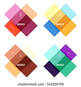 Abstract geometric line infographic templates. Geometric business abstract background for workflow layout, diagram, number options or web design