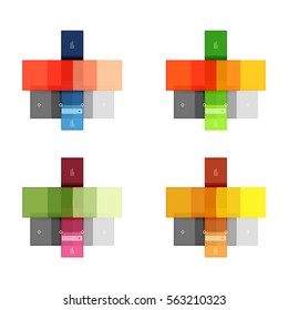 Abstract geometric line infographic templates. Geometric business abstract background for workflow layout, diagram, number options or web design