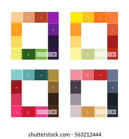 Abstract geometric line infographic templates. Geometric business abstract background for workflow layout, diagram, number options or web design