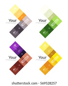 Abstract geometric line infographic templates. Geometric business abstract background for workflow layout, diagram, number options or web design