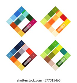 Abstract geometric line infographic templates. Geometric business abstract background for workflow layout, diagram, number options or web design