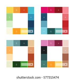 Abstract geometric line infographic templates. Geometric business abstract background for workflow layout, diagram, number options or web design