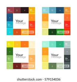 Abstrakte geometrische Linien-Infografiken. Geometrischer abstrakter Hintergrund für das Workflow-Layout, Diagramm, Zahlenoptionen oder Webdesign