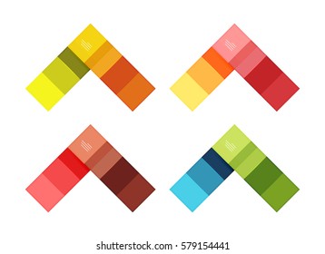 Abstract geometric line infographic templates. Geometric business abstract background for workflow layout, diagram, number options or web design