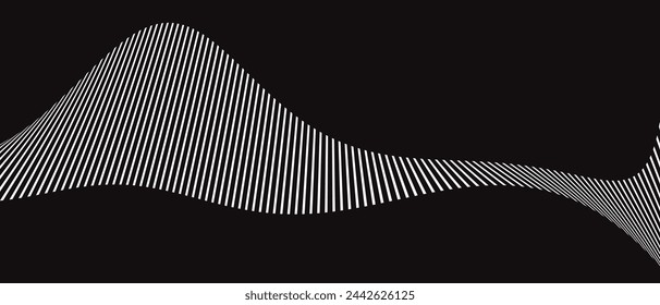 abstract geometric line pattern art vector illustration