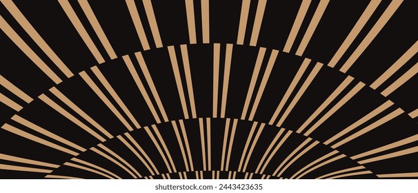 ilustración vectorial de arte de patrón de línea geométrica abstracta