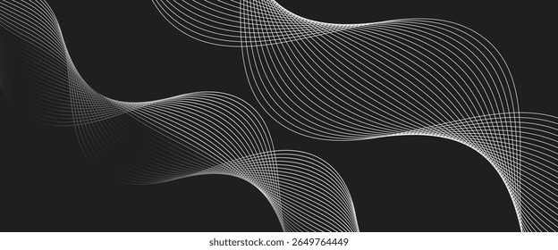 Ilustración vectorial de arte de patrón de línea geométrica abstracta. moderno. EPS 10