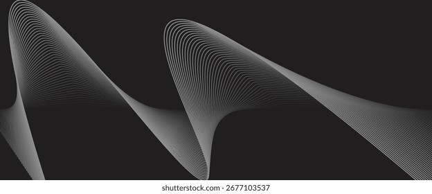 abstrato padrão de linha geométrica ilustração vetorial de arte. modern. eps 10	
