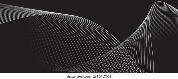 abstrakte geometrische Linienmuster Kunst Vektorgrafik. modern. 10 EPS	