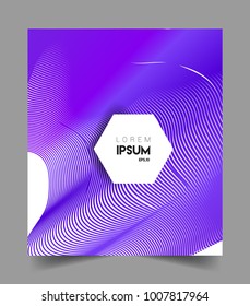 Abstract geometric line pattern background for business brochure cover design. colorful, Applicable for placards, brochures, posters, covers and banners. Vector Design

