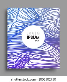 Abstract geometric line pattern background for business brochure cover design. colorful, Applicable for placards, brochures, posters, covers and banners. Vector Design
