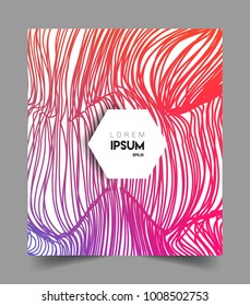 Abstract geometric line pattern background for business brochure cover design. colorful, Applicable for placards, brochures, posters, covers and banners. Vector Design
