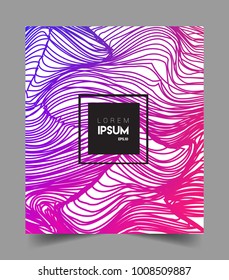 Abstract geometric line pattern background for business brochure cover design. colorful, Applicable for placards, brochures, posters, covers and banners. Vector Design
