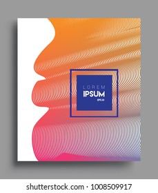 Abstract geometric line pattern background for business brochure cover design. colorful, Applicable for placards, brochures, posters, covers and banners. Vector Design
