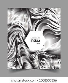 Abstract geometric line pattern background for business brochure cover design. black and white, Applicable for placards, brochures, posters, covers and banners. Vector Design
