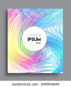 Abstract geometric line pattern background for business brochure cover design. colorful, Applicable for placards, brochures, posters, covers and banners. Vector Design