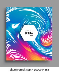 Abstract geometric line pattern background for business brochure cover design. colorful, Applicable for placards, brochures, posters, covers and banners. Vector Design