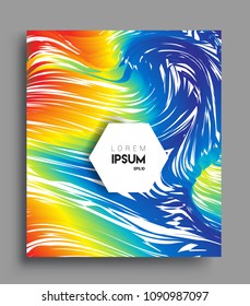 
Abstract geometric line pattern background for business brochure cover design. colorful, Applicable for placards, brochures, posters, covers and banners. Vector Design