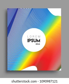 
Abstract geometric line pattern background for business brochure cover design. colorful, Applicable for placards, brochures, posters, covers and banners. Vector Design
