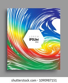 
Abstract geometric line pattern background for business brochure cover design. colorful, Applicable for placards, brochures, posters, covers and banners. Vector Design