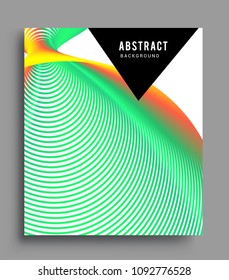 Abstract geometric line pattern background for business brochure cover design. colorful, Applicable for placards, brochures, posters, covers and banners. Vector Design