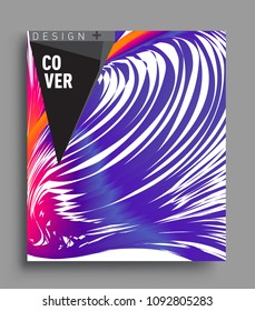 Abstract geometric line pattern background for business brochure cover design. colorful, Applicable for placards, brochures, posters, covers and banners. Vector Design