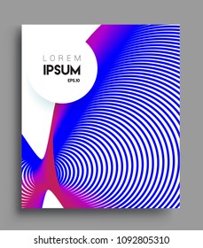 Abstract geometric line pattern background for business brochure cover design. colorful, Applicable for placards, brochures, posters, covers and banners. Vector Design