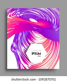Abstract geometric line pattern background for business brochure cover design. colorful, Applicable for placards, brochures, posters, covers and banners. Vector Design