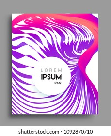 Abstract geometric line pattern background for business brochure cover design. colorful, Applicable for placards, brochures, posters, covers and banners. Vector Design