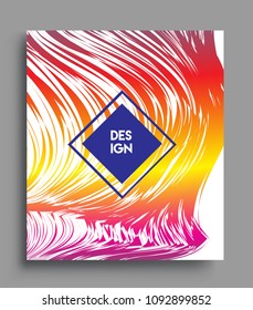 Abstract geometric line pattern background for business brochure cover design. colorful, Applicable for placards, brochures, posters, covers and banners. Vector Design