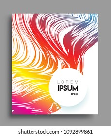 Abstract geometric line pattern background for business brochure cover design. colorful, Applicable for placards, brochures, posters, covers and banners. Vector Design
