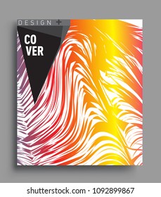 Abstract geometric line pattern background for business brochure cover design. colorful, Applicable for placards, brochures, posters, covers and banners. Vector Design