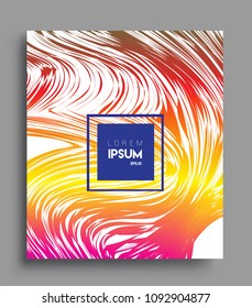 Abstract geometric line pattern background for business brochure cover design. colorful, Applicable for placards, brochures, posters, covers and banners. Vector Design