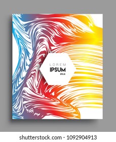 Abstract geometric line pattern background for business brochure cover design. colorful, Applicable for placards, brochures, posters, covers and banners. Vector Design