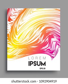 Abstract geometric line pattern background for business brochure cover design. colorful, Applicable for placards, brochures, posters, covers and banners. Vector Design