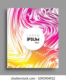 Abstract geometric line pattern background for business brochure cover design. colorful, Applicable for placards, brochures, posters, covers and banners. Vector Design