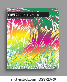 Abstract geometric line pattern background for business brochure cover design. colorful, Applicable for placards, brochures, posters, covers and banners. Vector Design