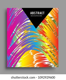 Abstract geometric line pattern background for business brochure cover design. colorful, Applicable for placards, brochures, posters, covers and banners. Vector Design