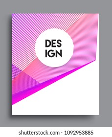 Abstract geometric line pattern background for business brochure cover design. colorful, Applicable for placards, brochures, posters, covers and banners. Vector Design