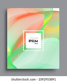 Abstract geometric line pattern background for business brochure cover design. colorful, Applicable for placards, brochures, posters, covers and banners. Vector Design