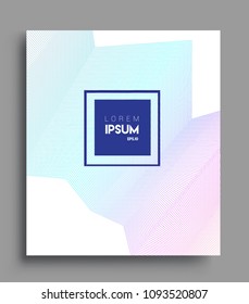 Abstract geometric line pattern background for business brochure cover design. colorful, Applicable for placards, brochures, posters, covers and banners. Vector Design